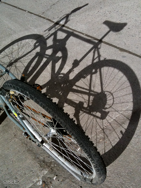 bicycle shadow