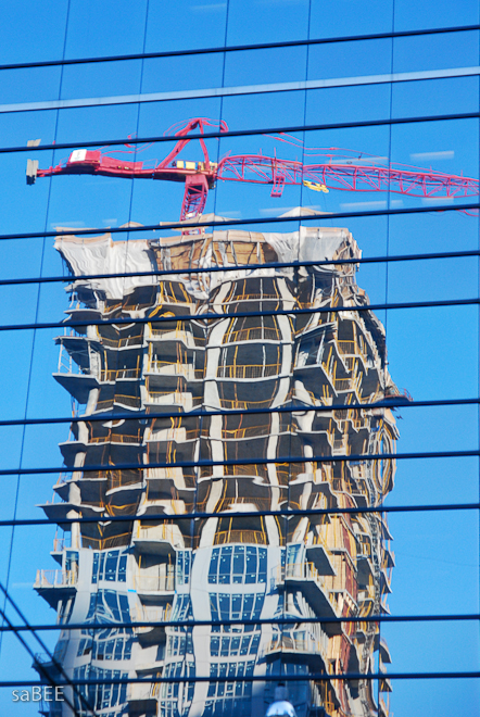 wavy reflection building construction