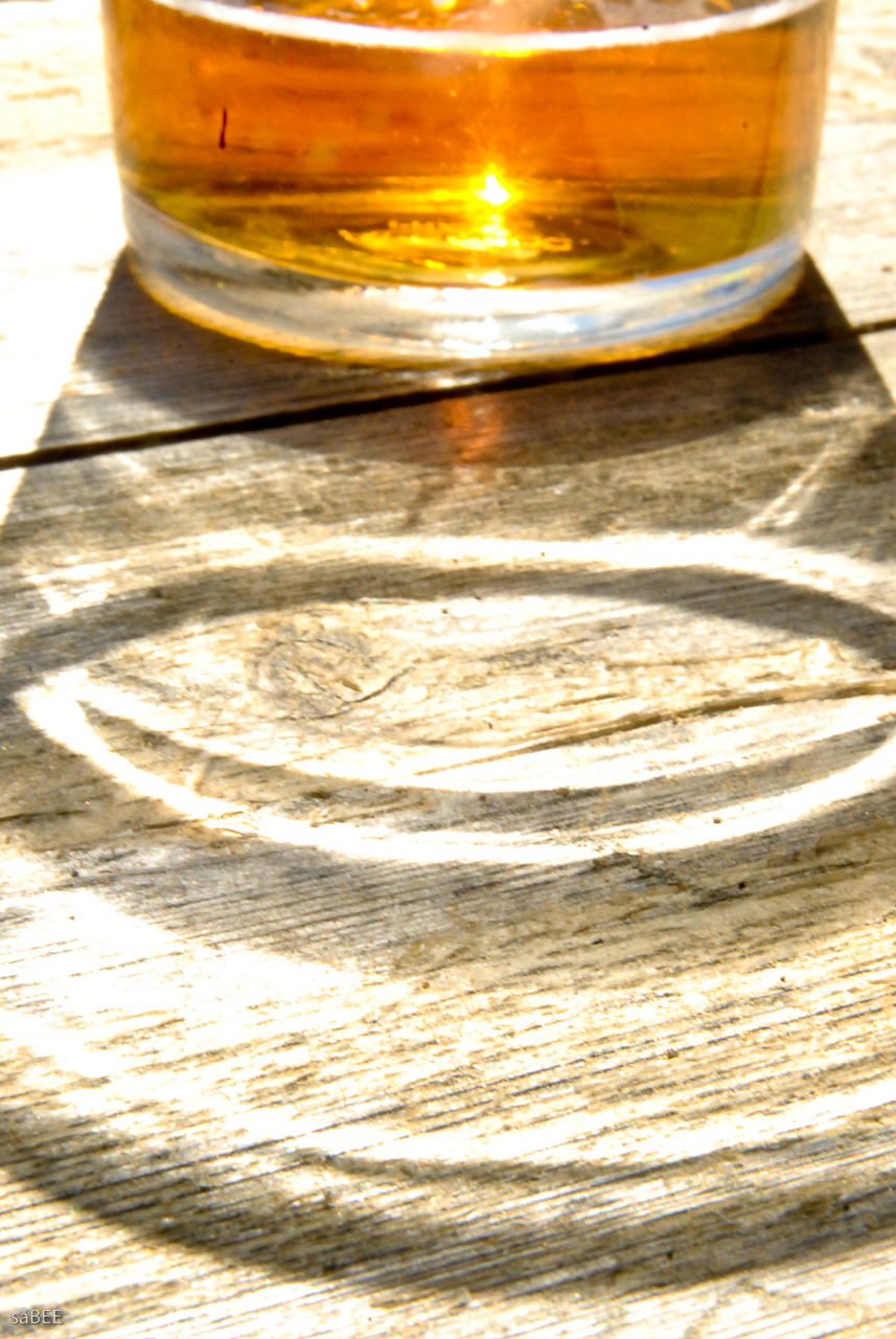 Glass and shadow