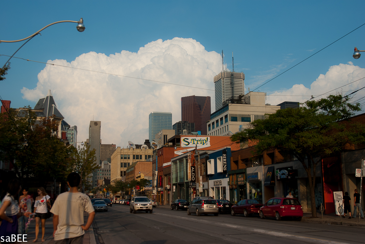 cloud on Queen West