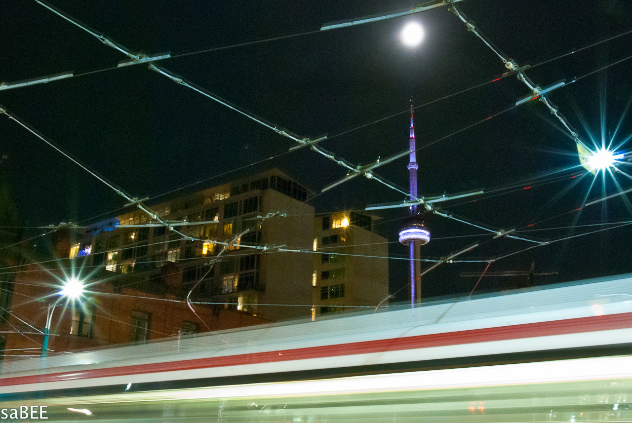 Toronto at night