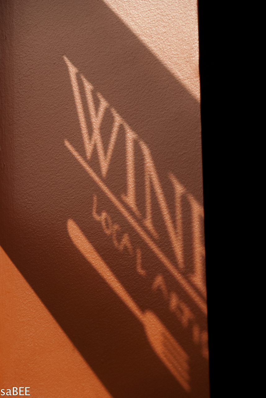Sign shadow