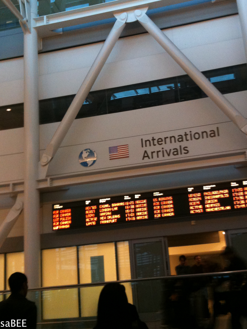 airport arrivals